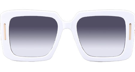 GG1390S Sunglasses White Gradient Gray