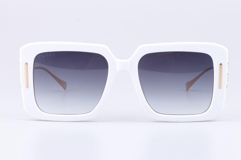 GG1390S Sunglasses White Gradient Gray