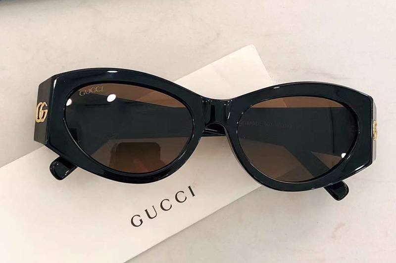 GG1401S Sunglasses In Black Brown