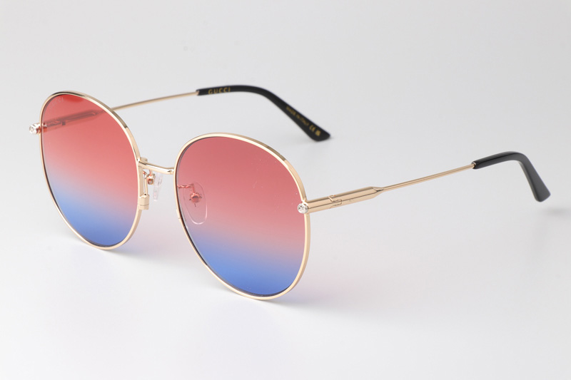 GG1416SK Sunglasses Gold Gradient Red