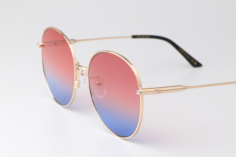 GG1416SK Sunglasses Gold Gradient Red