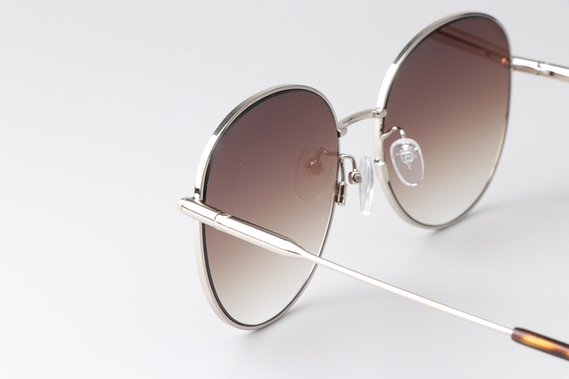 GG1416SK Sunglasses Silver Gradient Brown