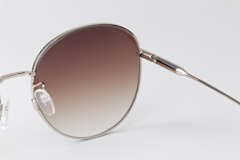 GG1416SK Sunglasses Silver Gradient Brown