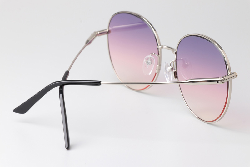 GG1416SK Sunglasses Silver Gradient Purple