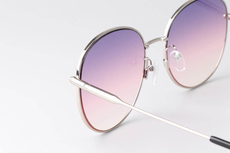 GG1416SK Sunglasses Silver Gradient Purple