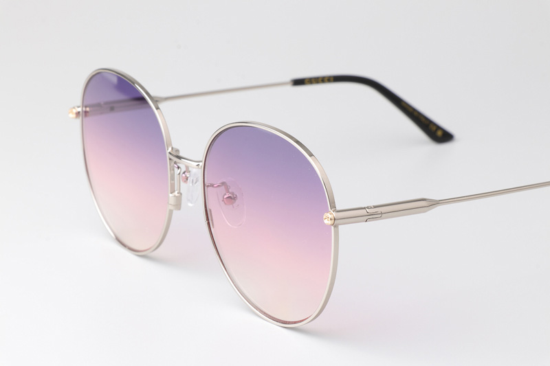 GG1416SK Sunglasses Silver Gradient Purple