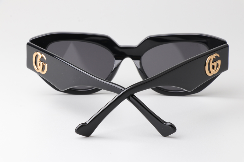 GG1421S Sunglasses Black Gray
