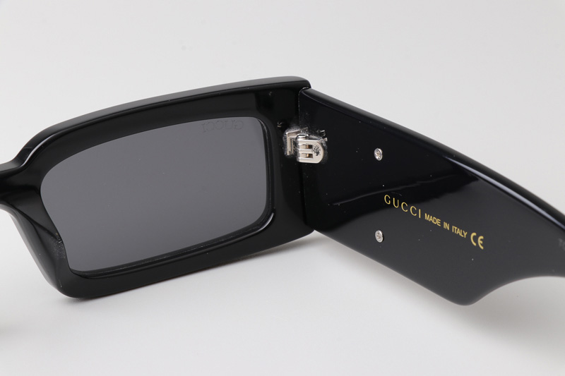 GG1425S Sunglasses Black Gold Gray