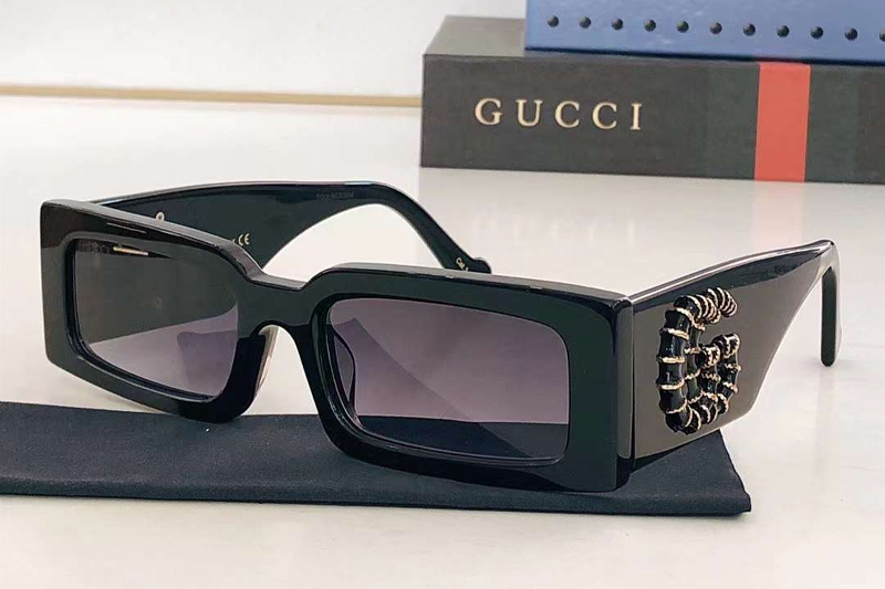 GG1425S Sunglasses Black Gradient Gray