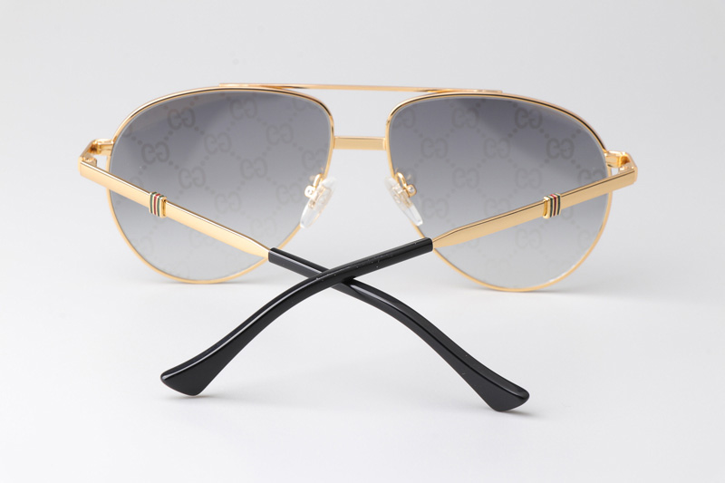 GG1440S Sunglasses Gold Gradient Gray