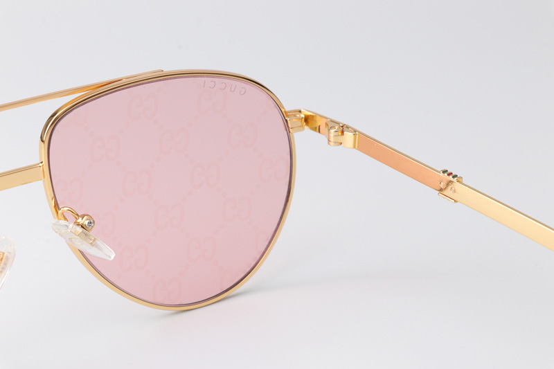 GG1440S Sunglasses Gold Pink