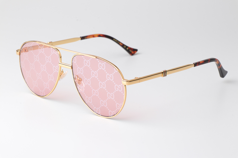 GG1440S Sunglasses Gold Pink