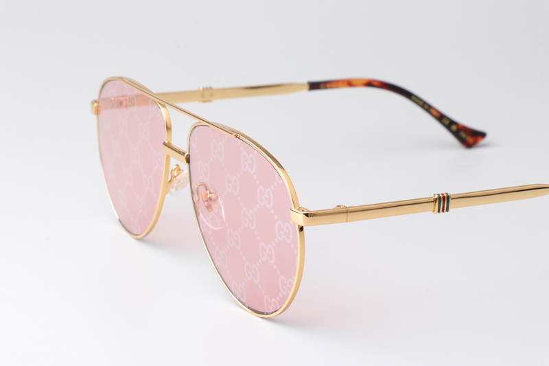 GG1440S Sunglasses Gold Pink