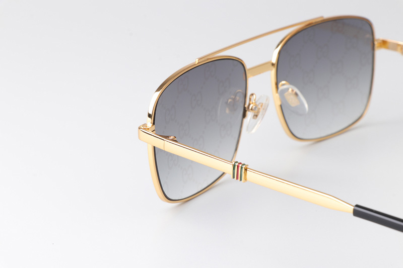 GG1441S Sunglasses Gold Gradient Gray