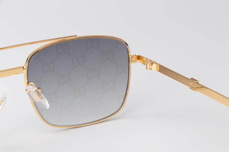 GG1441S Sunglasses Gold Gradient Gray