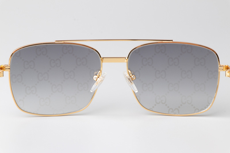 GG1441S Sunglasses Gold Gradient Gray