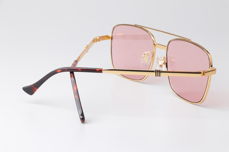 GG1441S Sunglasses Gold Pink