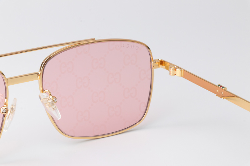 GG1441S Sunglasses Gold Pink