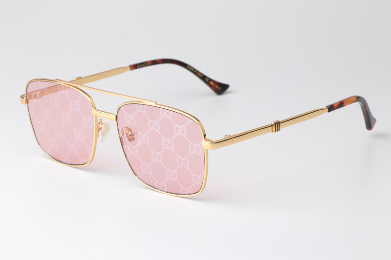 GG1441S Sunglasses Gold Pink