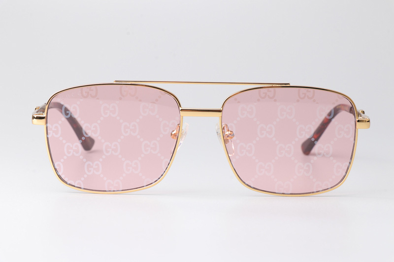 GG1441S Sunglasses Gold Pink