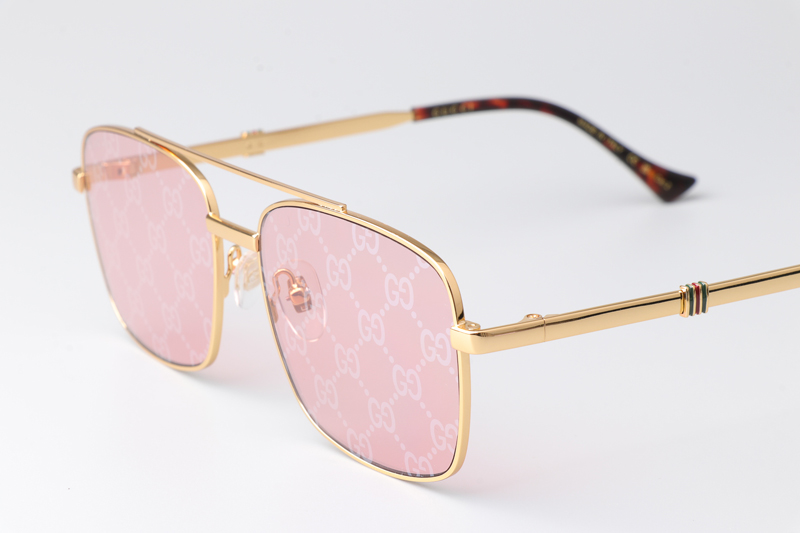 GG1441S Sunglasses Gold Pink