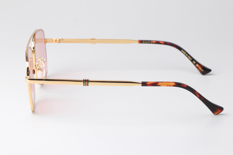 GG1441S Sunglasses Gold Pink