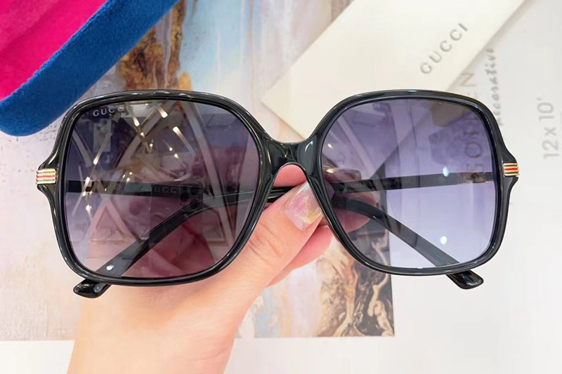 GG1448SA Sunglasses In Black Gold