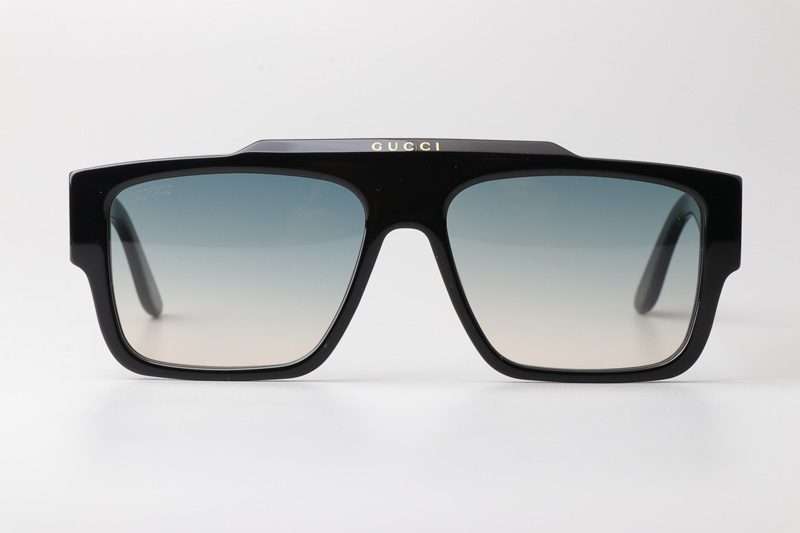 GG1460S Sunglasses Black Gradient Blue