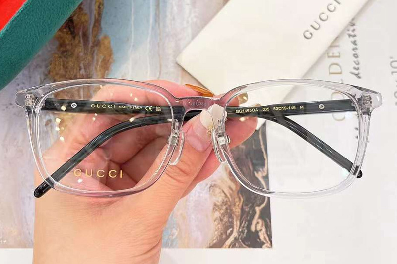 GG1465OA Eyeglasses Clear Black