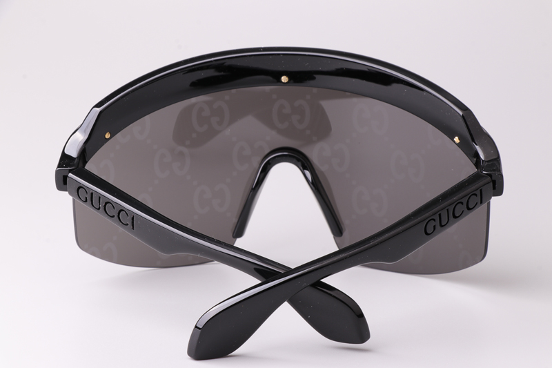 GG1477S Sunglasses Black Silver Logo