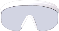 GG1477S Sunglasses White Silver Logo
