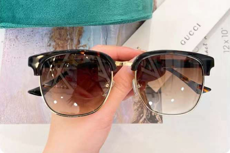 GG1499SK Sunglasses Tortoise Gold Gradient Brown