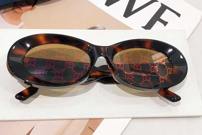 GG1527S Sunglasses Tortoise Brown Logo