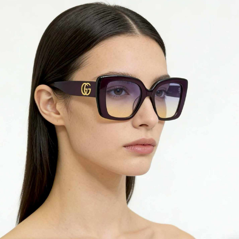 GG1550S Sunglasses Purple Gradient Purple