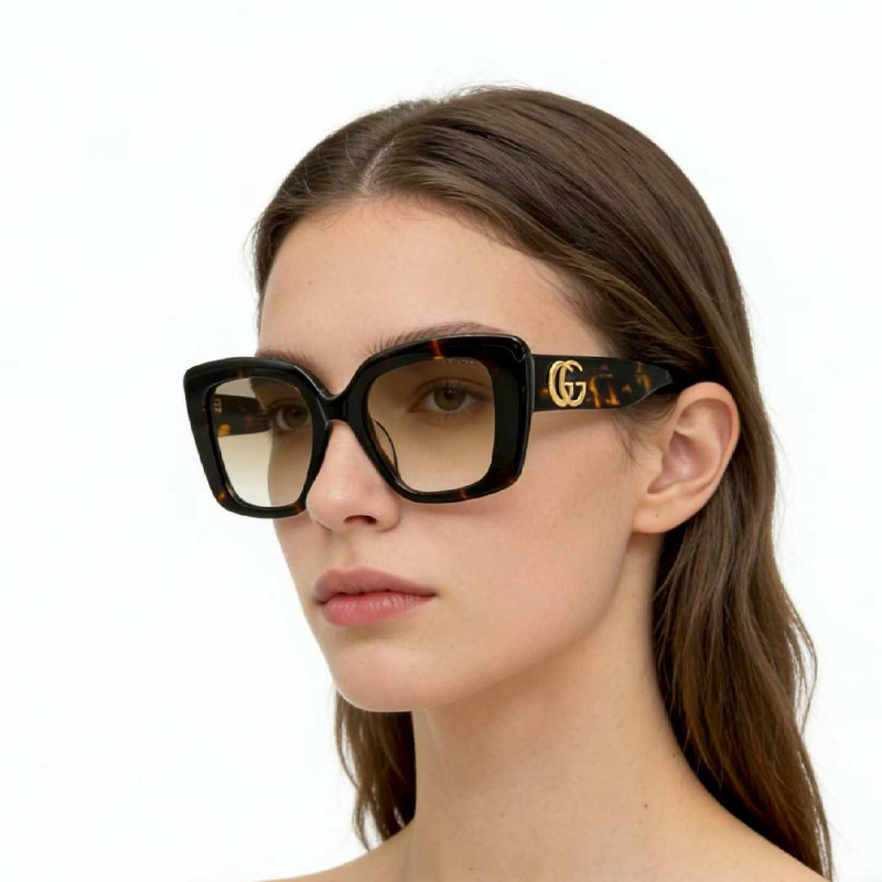 GG1550S Sunglasses Tortoise Gradient Brown