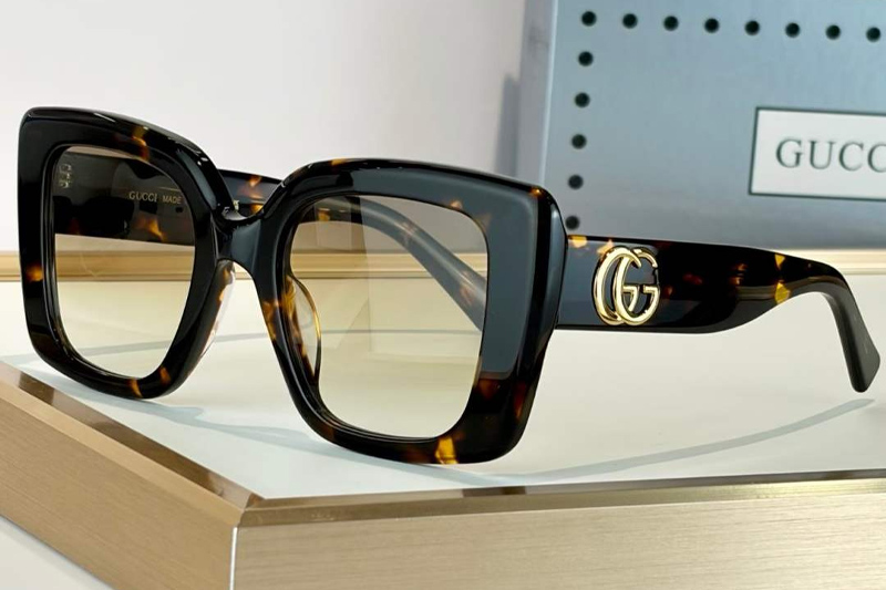 GG1550S Sunglasses Tortoise Gradient Brown