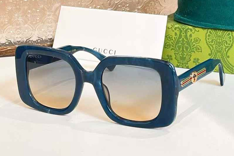 GG1557SK Sunglasses Blue Gradient Gray