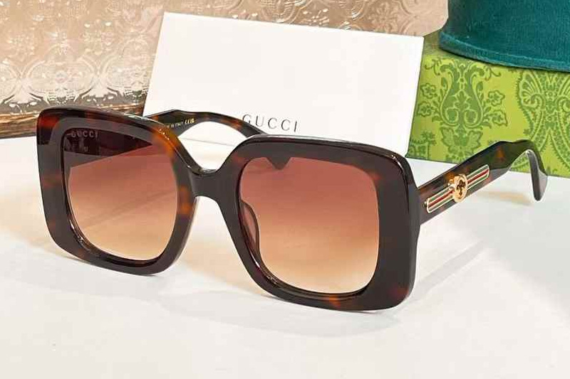 GG1557SK Sunglasses Tortoise Gradient Brown