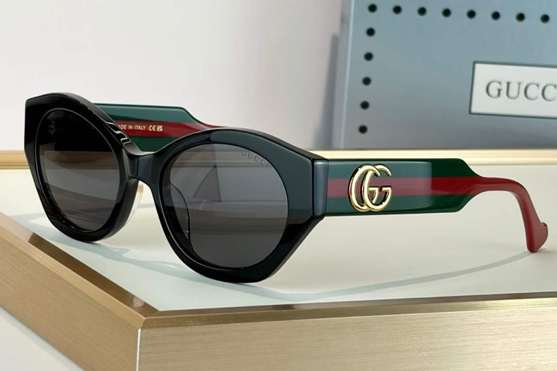 GG1559S Sunglasses Black Green Gray