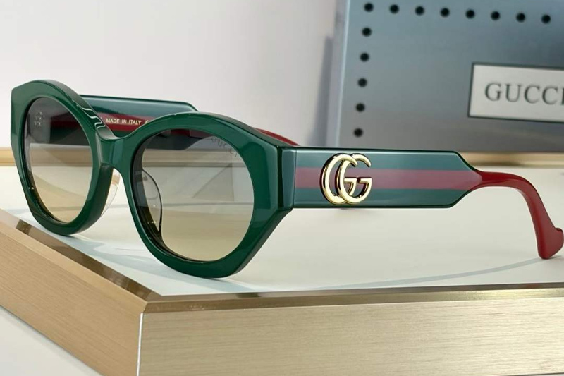 GG1559S Sunglasses Green Gradient Gray