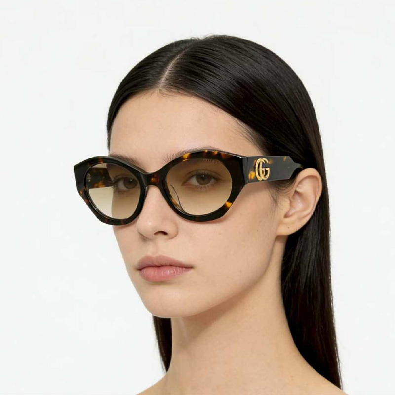 GG1559S Sunglasses Tortoise Gradient Brown