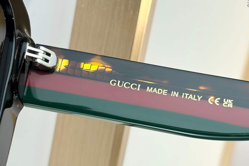 GG1559S Sunglasses Tortoise Green Brown