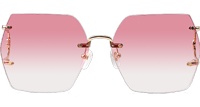GG1562S Sunglasses Gold Cream Gradient Pink