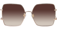 GG1564SA Sunglasses Gold Tortoise Gradient Brown