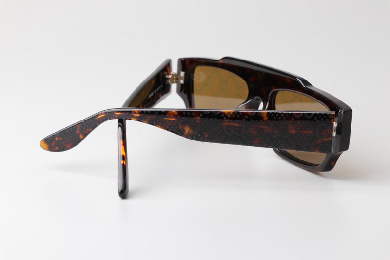 GG1592S Sunglasses Tortoise Brown Logo