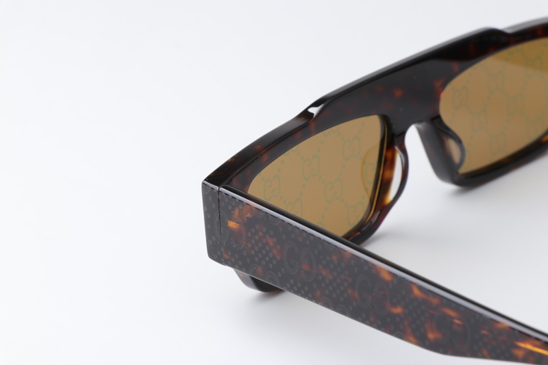 GG1592S Sunglasses Tortoise Brown Logo