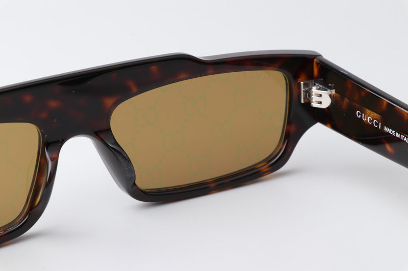 GG1592S Sunglasses Tortoise Brown Logo
