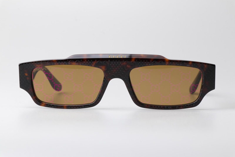 GG1592S Sunglasses Tortoise Brown Logo