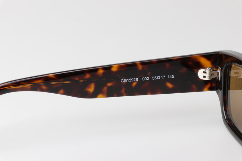 GG1592S Sunglasses Tortoise Brown Logo
