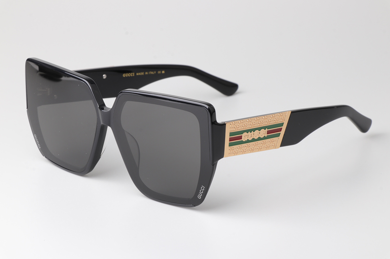 GG1595 Sunglasses Black Gray